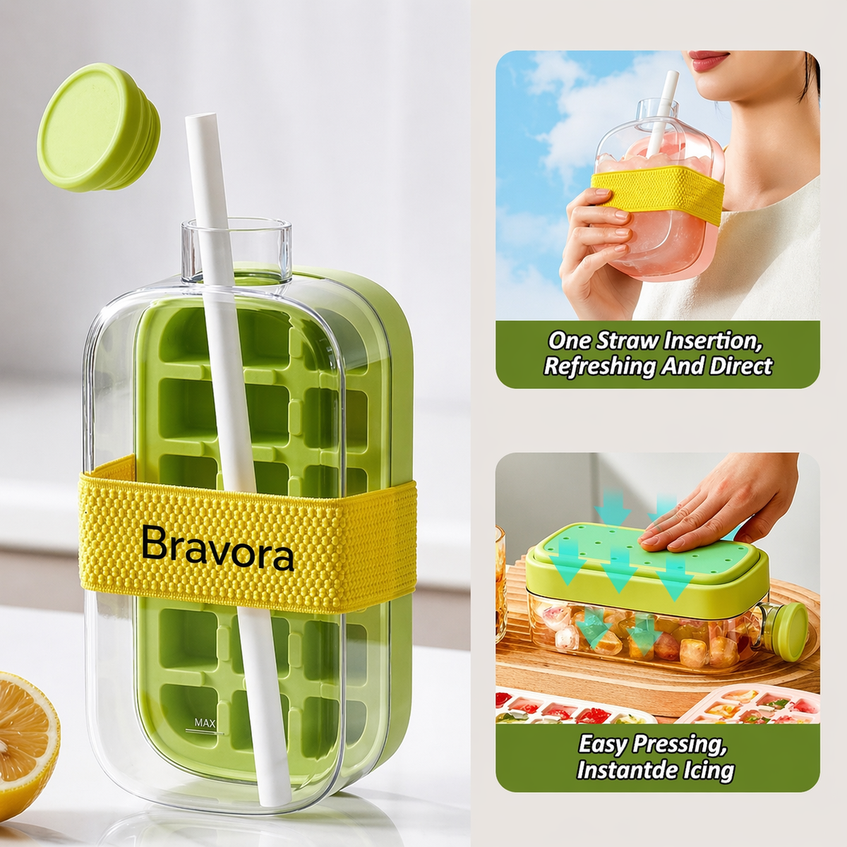 Bravora™Ice Maker Bottle